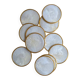 Lot de 12 sous-verres en nacre