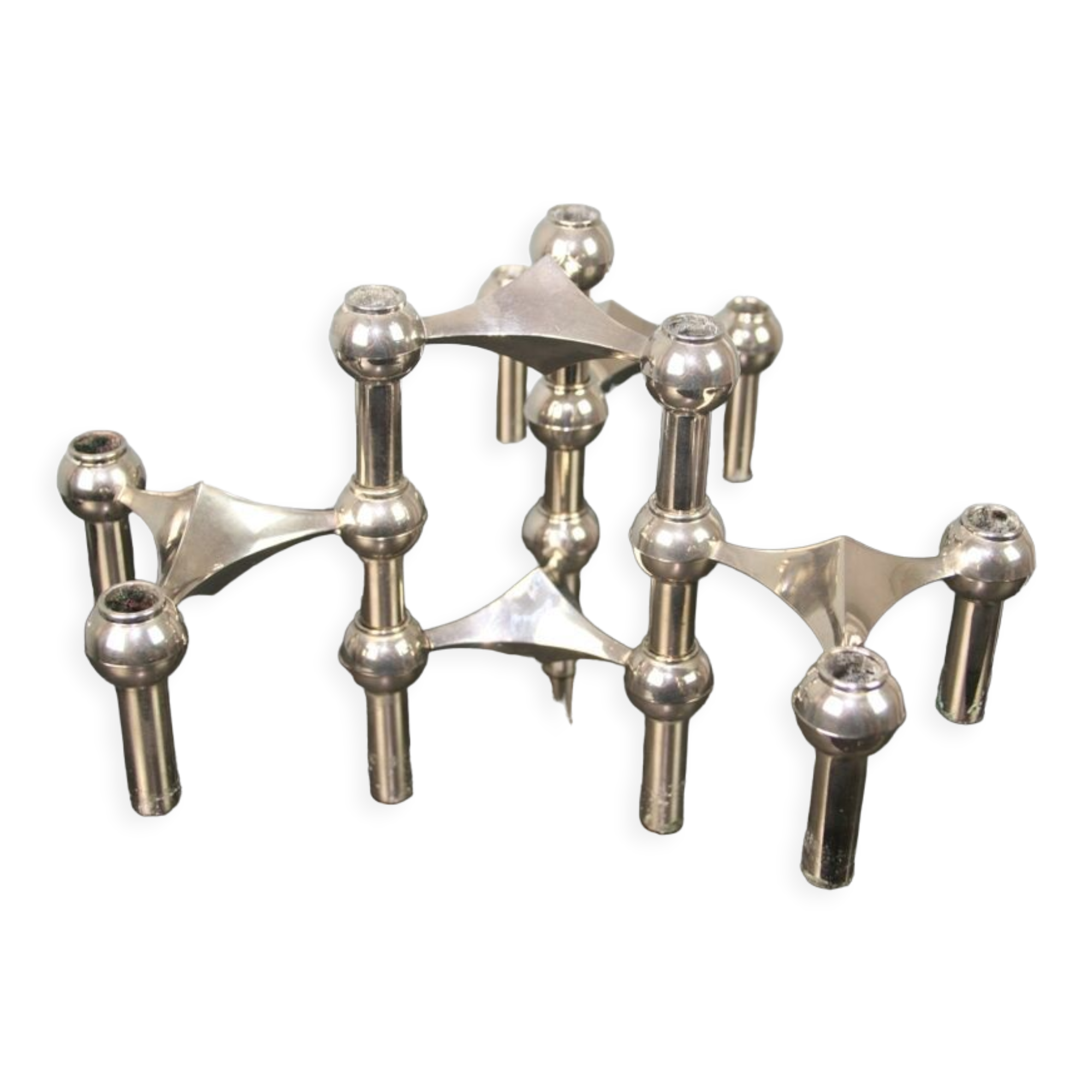5 modular candle holders nagel 1970