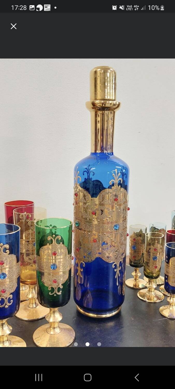 Service En Verre De Murano XXeme