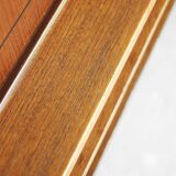 Vintage Danish Teak High Sideboard with Rounded Edges and Cutlery Handles by NIHK , 1950s