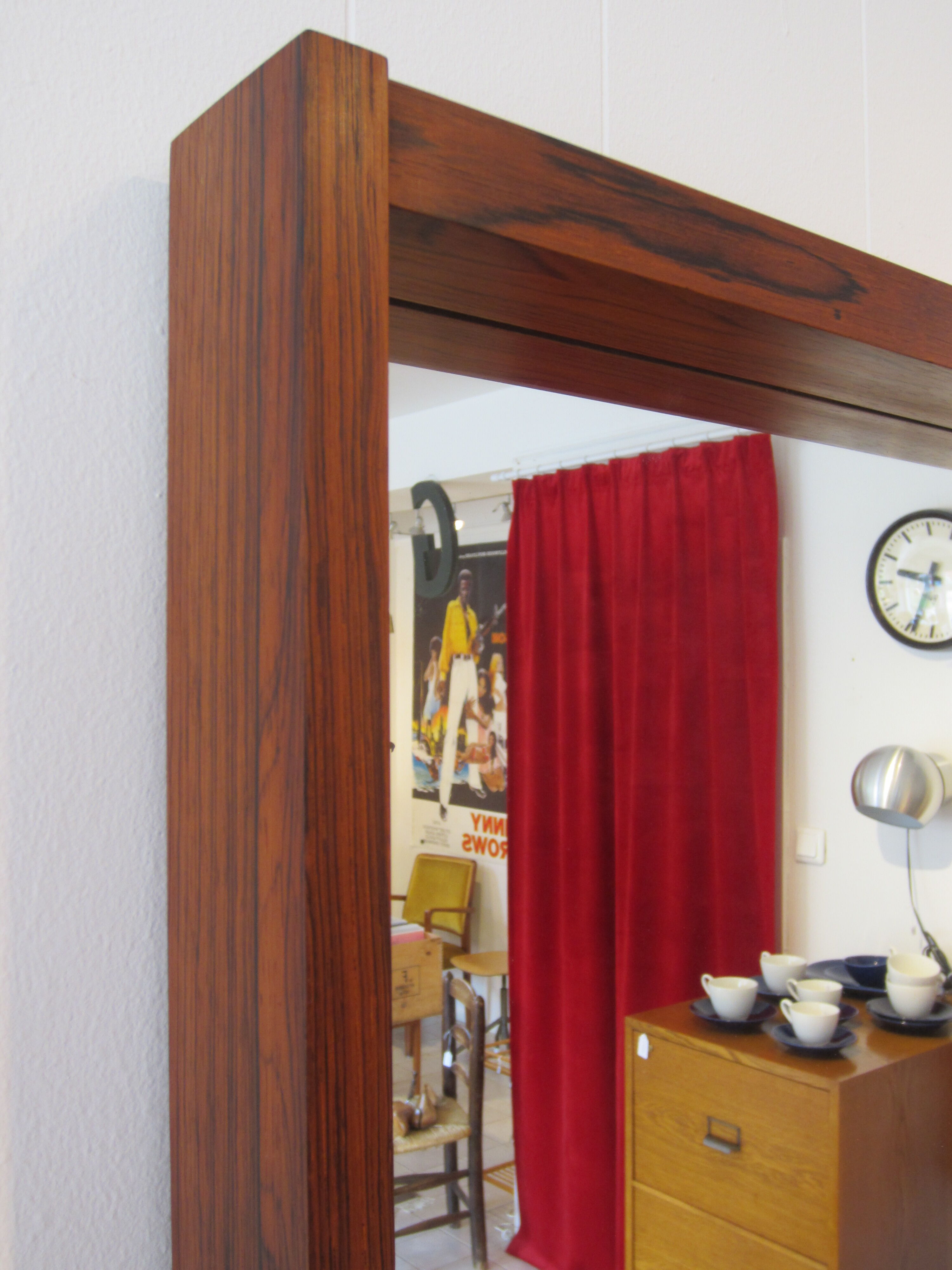 Scandinavian hall furniture, chest of drawers and mirror Ateljé Glas & Trä Hovmantorp