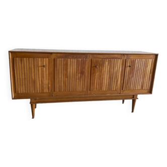 Vintage Scandinavian sideboard, compass feet