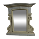 Miroir Lucarne décorative en bois et métal