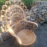Rattan armchair Style Emmanuelle