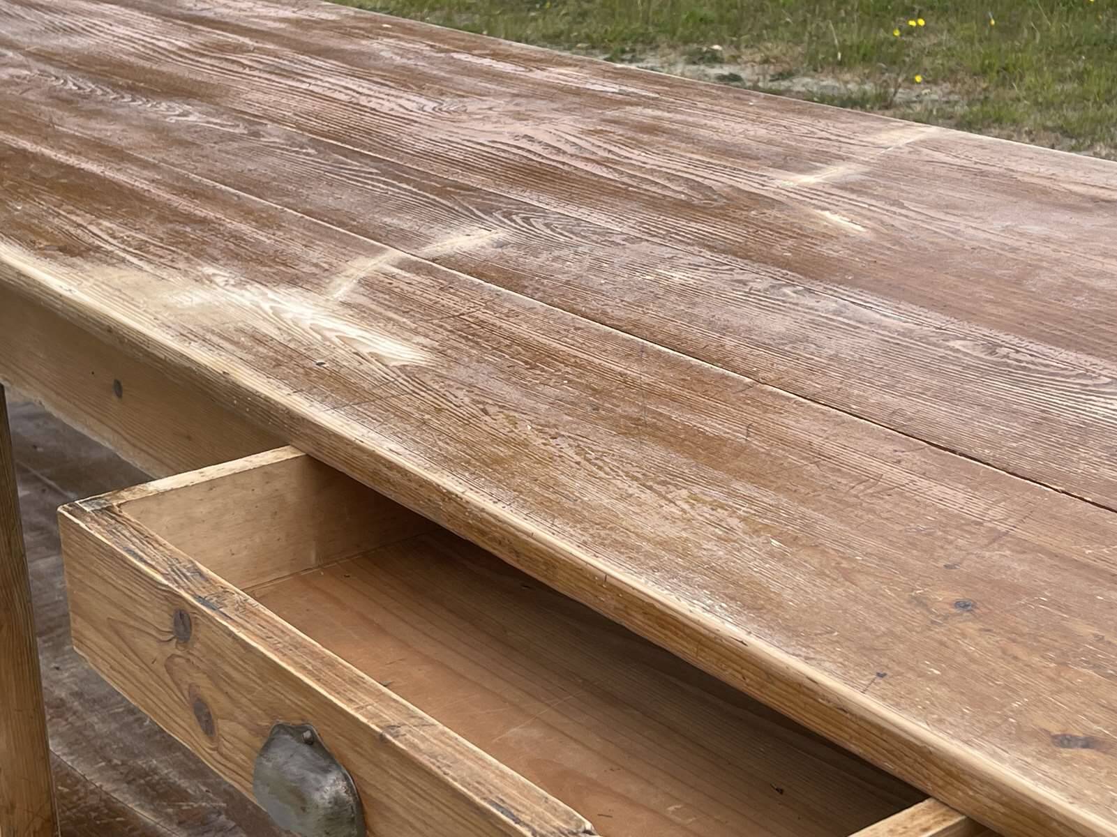 1930s fir draper table