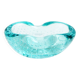 Cendrier en verre bullé