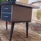Bureau industriel Strafor en métal, années 60