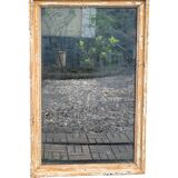 19th century mercury mirror patinated trumeau
