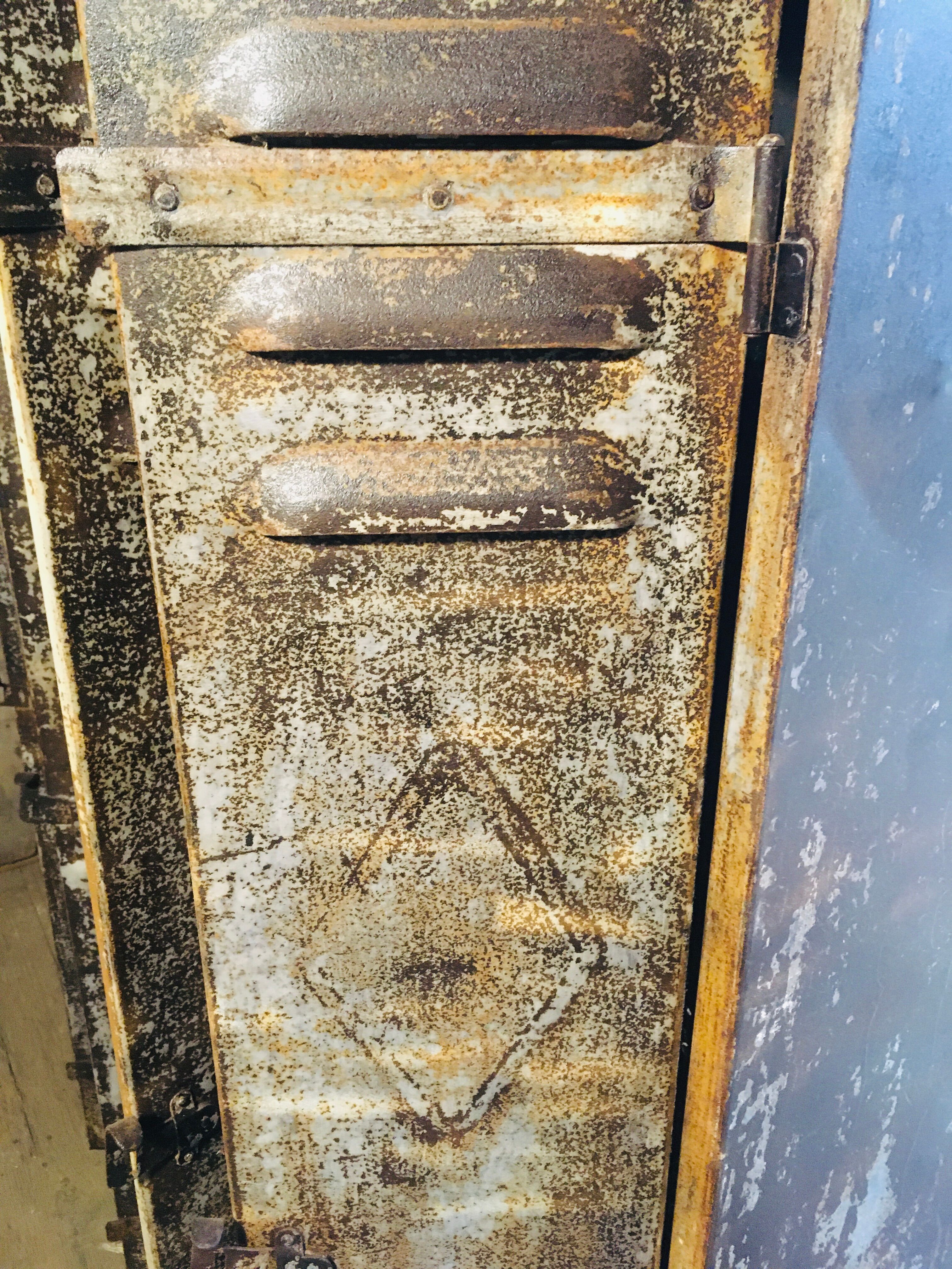 5-door industrial wardrobe 1920s