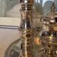 Exclusive 6-piece silver-plated spice service, classic Georgian style.