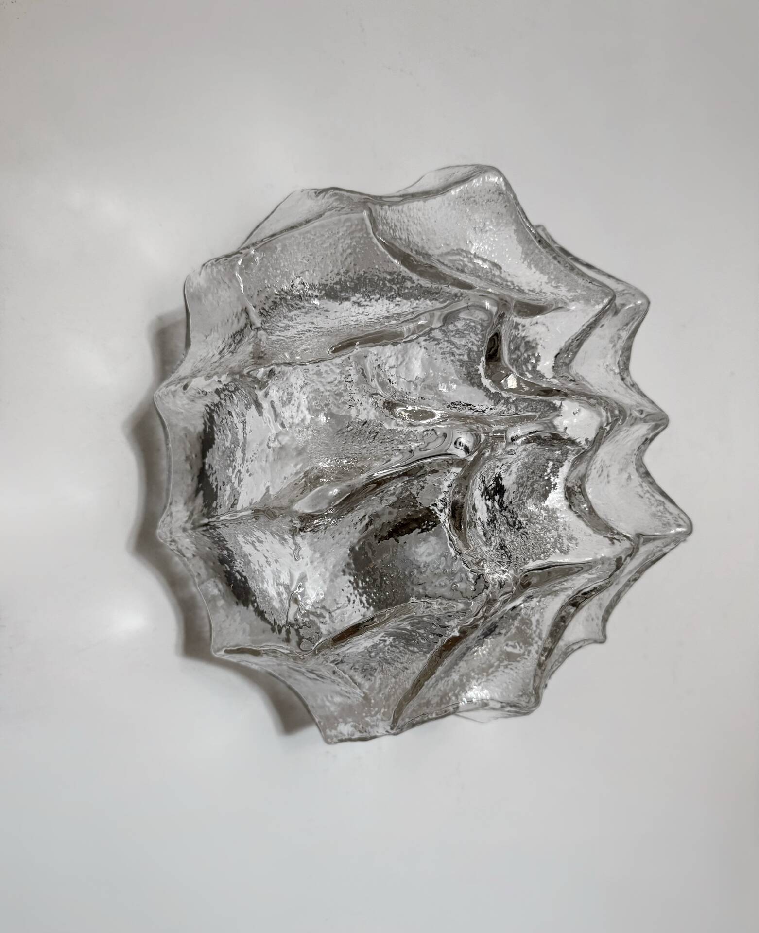 Applique verre à pointes style Carlo Nason années 60
