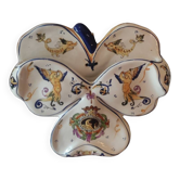 Old ceramic flower girl wall vase