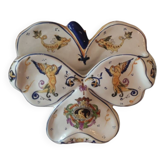 Ancien vase mural bouquetière céramique