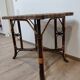 Table en rotin et bambou vintage
