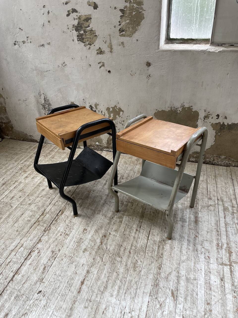 Paire de chevets Tubauto années 60