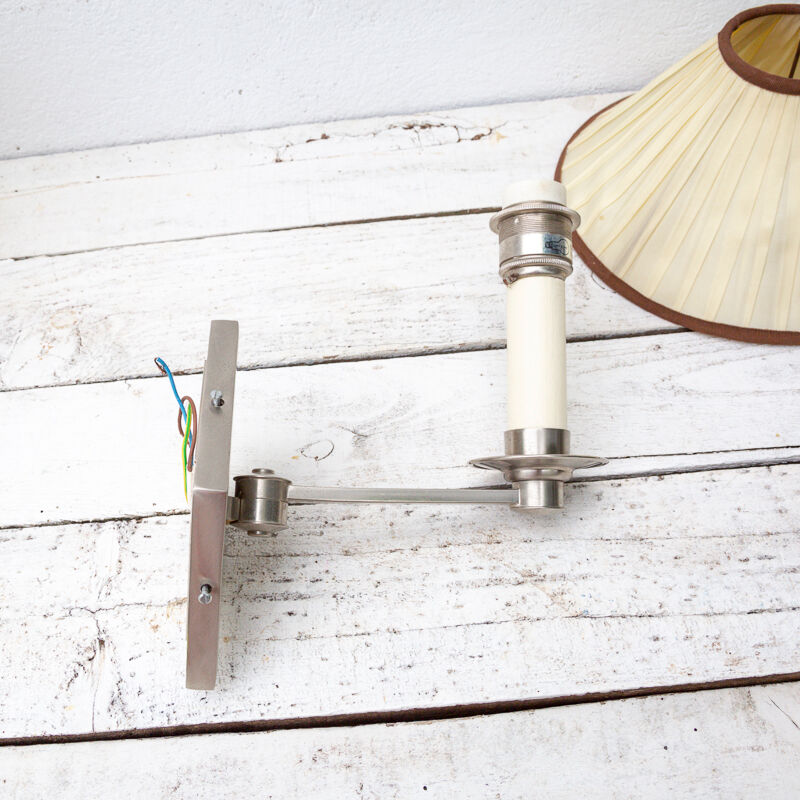 2 wall lamps art deco metal diamond base