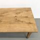 Grande table de salle à manger en chêne massif, au format XXL.