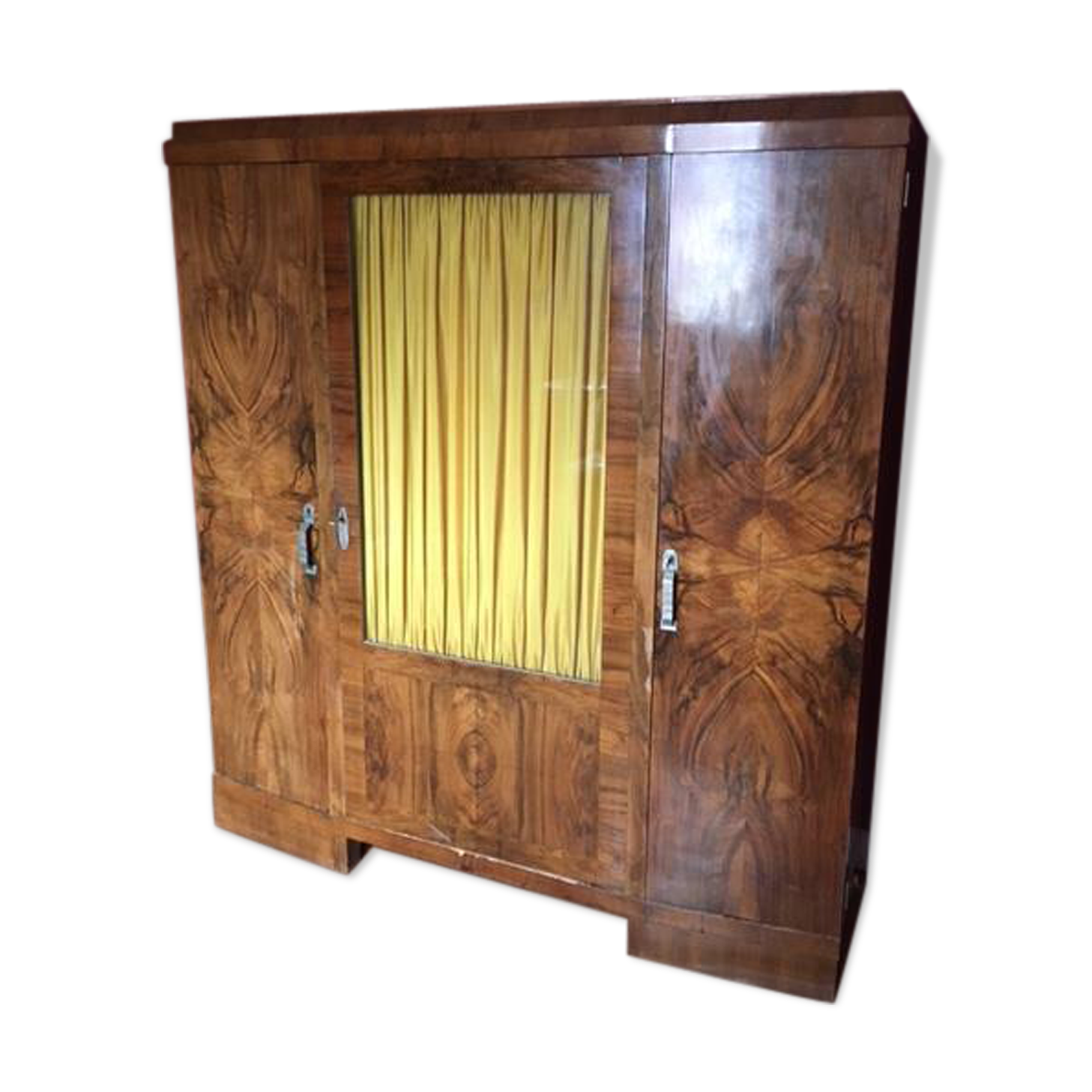Wardrobe 3 doors bookcase