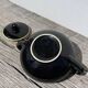 Villeroy & Boch Biarritz black and yellow ceramic sugar and candy dish