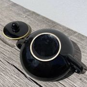 Villeroy & Boch Biarritz black and yellow ceramic sugar and candy dish