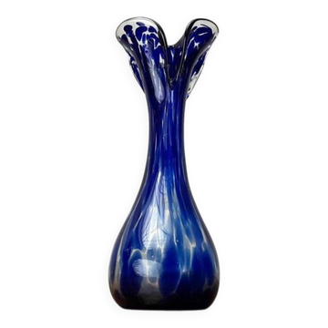 Vintage Murano glass flower vase