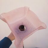 Clichy clouded glass handkerchief suspension