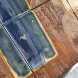 Coffee table Vintage year 70 ceramic tiles