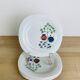 4 Pomona dessert plates by Marianne Westman for Rörstrand Sweden