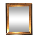 Old gilded wood mirror 48 x 40 cm early 20th century