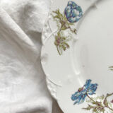 Low Limoges porcelain compote dish