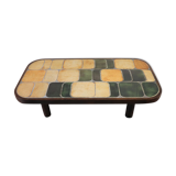 Vintage coffee table "Shogun" by Roger Capron 1960
