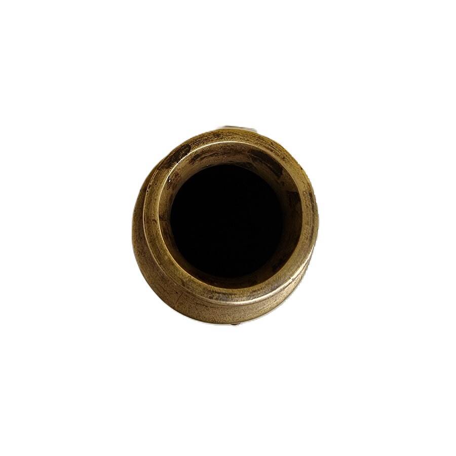 Japanese Bronze Vase With Bird, Late 19th Century