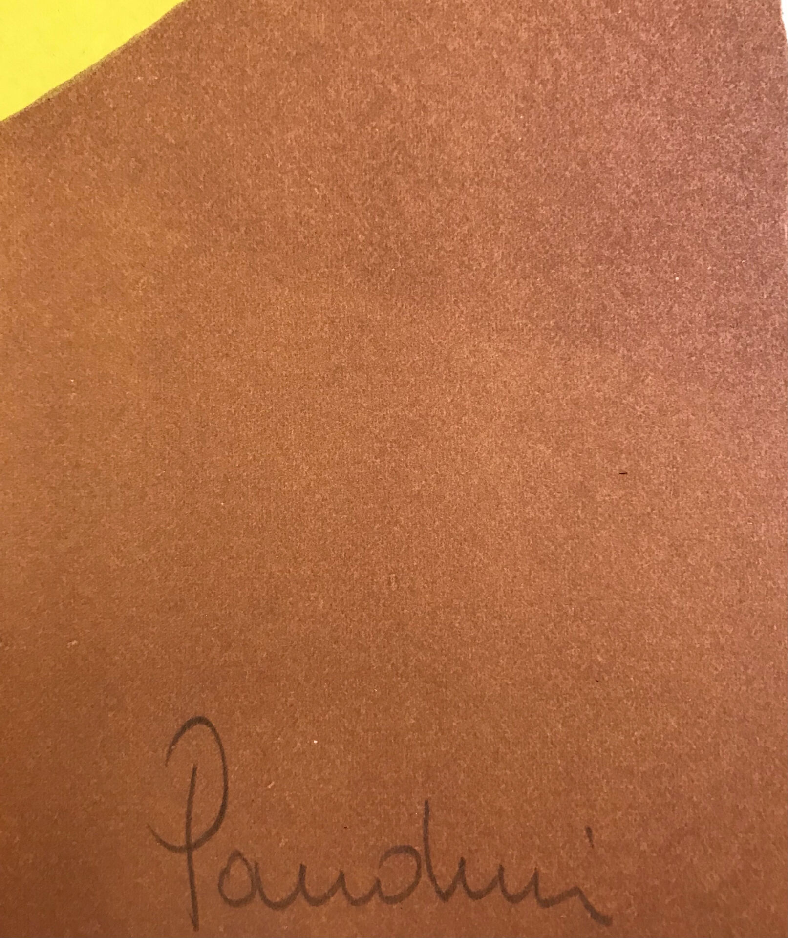 Lithographie originale signée de daniel pandini
