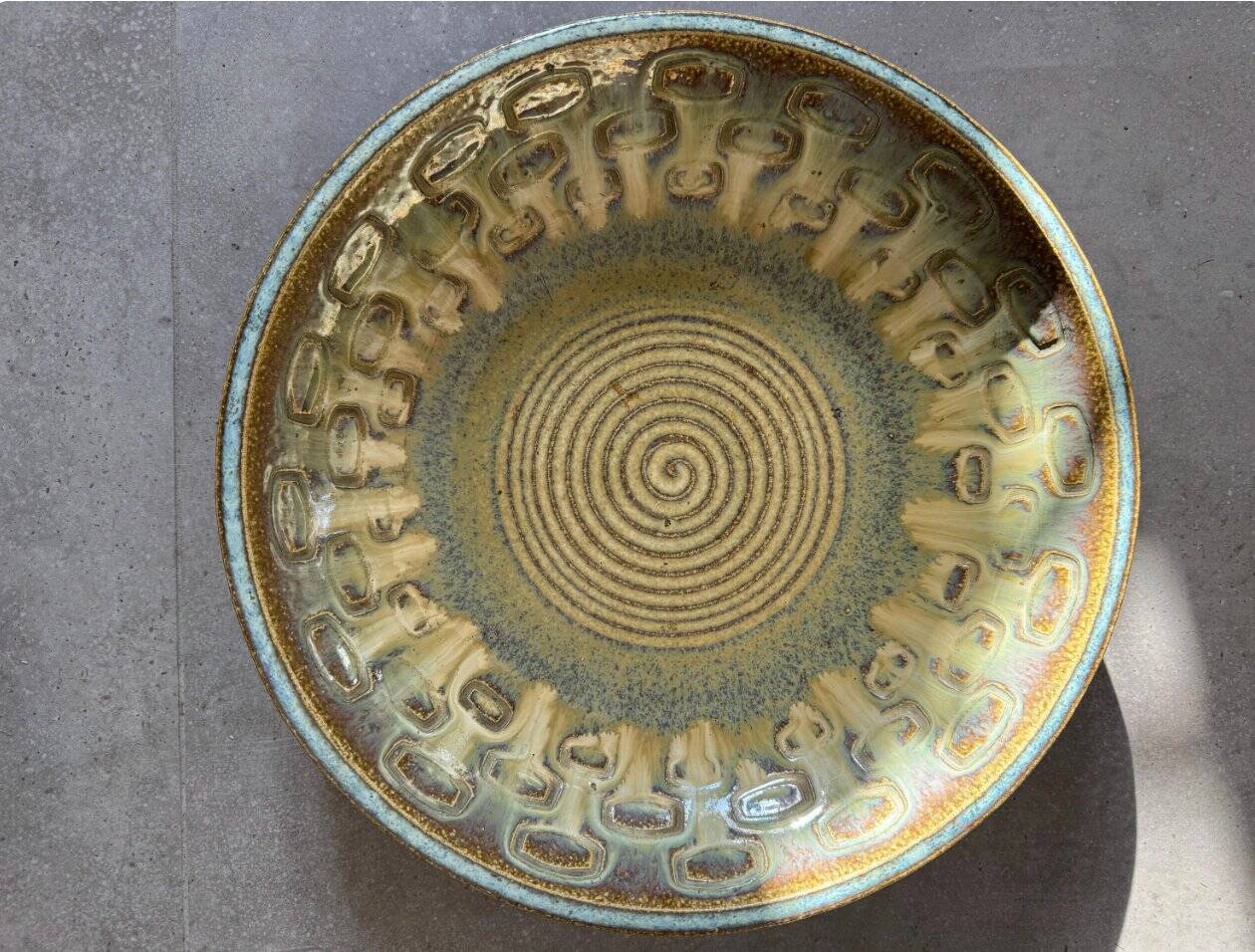 Large Lupin plate and jug by Einar Johansen Søholm for Søholm, 1960s, set of 2