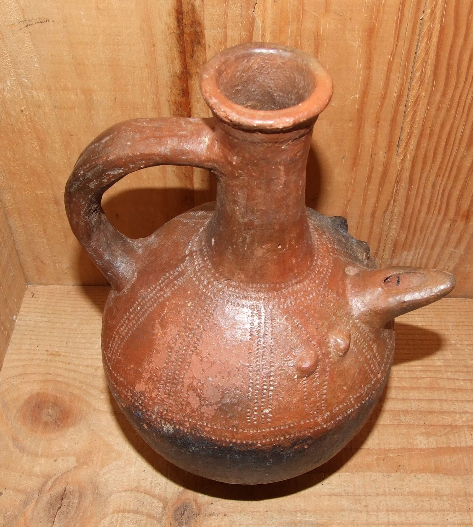 African terracotta pitcher Ivory Coast
