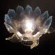 Opalescent tulip lamp 1900