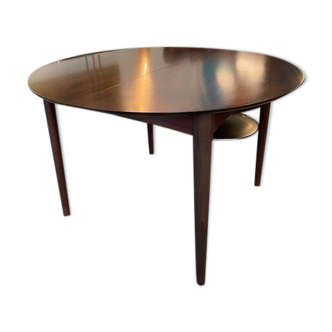 Round rosewood table