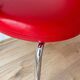Vintage Artifort Nina Chair, Red Leather, René Holten 1990s