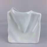 Vase blanc porcelaine Eschenbach 1980