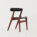 Fire  teak chair design by Kai kristiansen for Schou andersen, scandinavian design.
