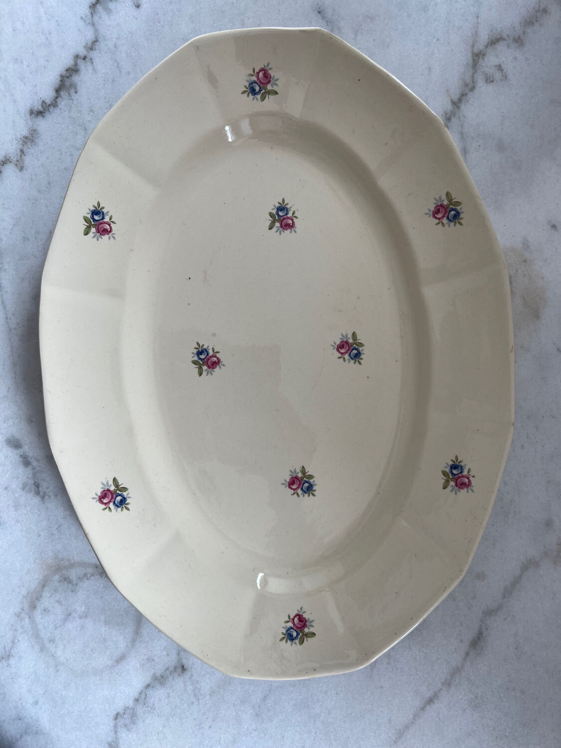 Large presentation dish Sarreguemines Digoin