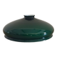 Vintage suspension lamp in emerald green opaline