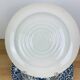 8 assiettes terre de fer anglaises bleues "automne" England ironstone