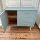 Vintage sideboard revisited in Almond Sarah Lavoine collection (Resources)