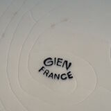 6 white asparagus plates in Gien diam 26.5 cm