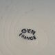 6 white asparagus plates in Gien diam 26.5 cm