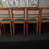 4 vintage bistro chairs 1950