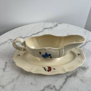 Ironware sauceboat Sarreguemines and Digoin