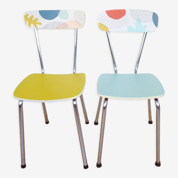 2 chaises formica