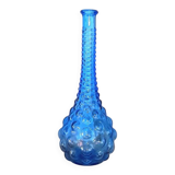 Carafe italienne Empoli bleue 1970